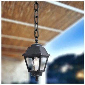 Κρεμαστό Φωτιστικό Οροφής E27 60W IP55 Μαύρο Mary 145-26036 Eurolamp-145-26036-Μαύρο 145-26036