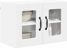 vidaXL Ραφιέρα τοίχου PORTO 2 pcs Λευκό Επεξεργασμένο Ξύλο