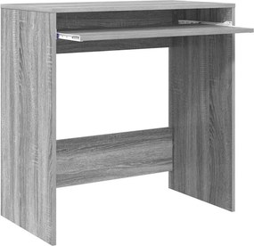 vidaXL Γραφείο Γκρίζο Σονομα 77,5 x 43 x 79 cm Επεξεργασμένο Ξύλο