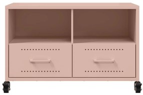 vidaXL Έπιπλο Τηλεόρασης Ροζ 68 x 39 x 43,5 εκ. Χάλυβας
