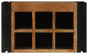 vidaXL Ράφι Κρασιού 46x35x27.5 cm Μασίφ Ξύλο Ακακίας