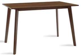 Τραπέζι Benson pakoworld MDF με καπλαμά  χρώμα καρυδί 120x75x75εκ 097-000003