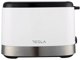 Φρυγανιέρα Tesla TS300BWX, 800W, 7 Ρυθμίσεις θερμοστάτη, 2 Θέσεις φρυγανίσματος, Αυτόματο κεντράρισμα, Απόψυξη, Λευκό χρώμα