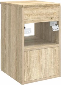 vidaXL Ντουλάπι Μπάνιου Sonoma Δρυς 30 x 44,5 x 50 εκ.