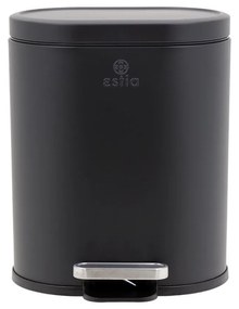 Estia 02-21436 Χαρτοδοχειο Μπανιου Ovoid Soft Close 6lt, Μαυρο