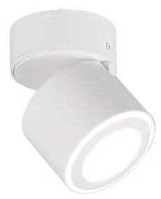 Taurus Μονό Σποτ με Ενσωματωμένο LED και Θερμό Φως σε Λευκό Χρώμα Trio Lighting 652910131