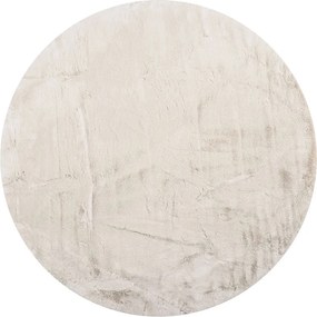 Στρογγυλό Χαλί Γούνινο (Φ100) Polcarpet Rabbit Ivory