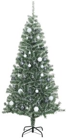 vidaXL Χριστουγεν. Δέντρο Τεχνητό με 300 LED/ Μπάλες/Χιόνι 240 εκ.