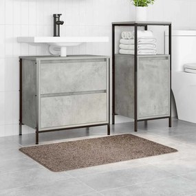 vidaXL Πατάκι μπάνιου Καφέ 60 x 90 cm Πολυπροπυλένιο