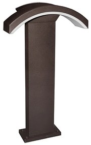 Adeleq Led Φωτιστικό Αλουμινίου Καμπύλη Σε Κολώνα H50cm 10W 4000Κ Σκουριά 9-19186610