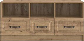 vidaXL Ντουλάπι TV Artisan Δρυς 102 x 34,5 x 47 εκ Επεξεργασμένο Ξύλο
