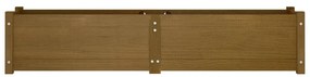 vidaXL Ζαρντινιέρα Υπερυψωμένη Μελί 150 x 31 x 31 εκ. από Μασίφ Πεύκο