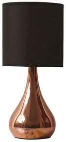 Φωτιστικό Επιτραπέζιο Table &amp; Floor Luminairies KS1178T1CP Copper Μέταλλο,Ύφασμα