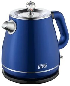Winning Star ST-6016B Βραστήρας Ατμού 1,8lt, Ανοξείδωτος Μπλε