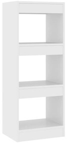 vidaXL Βιβλιοθήκη/Διαχωρ. Χώρου Λευκό 40x30x103 εκ. Επεξεργ. Ξύλο