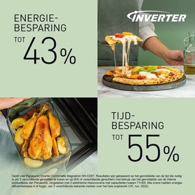 Φούρνος Μικροκυμάτων με Γκριλ Panasonic NNCD88QSEPG 1300 W