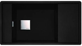 Franke Fresno FSG 211-86 Matte Black Γρανιτένιος Νεροχύτης 60cm