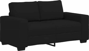 vidaXL Διθέσιος Καναπές Μαύρος 160x77x82 εκ. Ύφασμα