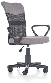 TIMMY o.chair, color: grey / black DIOMMI V-CH-TIMMY-FOT-POPIEL