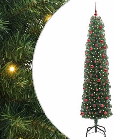 vidaXL Τεχνητό Χριστουγεννιάτικο Δέντρο με 300 LED Πράσινο 210 cm