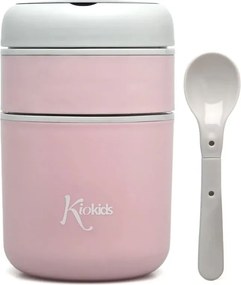 Βρεφικό Θερμός Φαγητού 710ml + Κουτάλι Kiokids Ροζ 5493