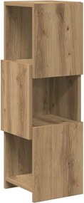 vidaXL Γωνιακό Ντουλάπι Artisan Oak 25,5x25x80εκ Επεξεργασμένο ξύλο