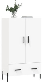 vidaXL Ντουλάπα Λευκή 69,5 x 31 x 115 εκ. από Επεξεργασμένο Ξύλο