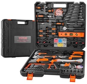 VEVOR Tool Kit 216 Piece General Household Hand Tool Set with Portable Tool Case