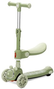 Πατίνι Scooter Swiftie Τρίτροχο Αναδιπλούμενο με Κάθισμα  Green  10390220002 Lorelli