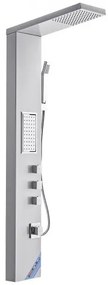 VEVOR Shower Panel Tower System Stainless Steel Column Rainfall Head Massage Jet