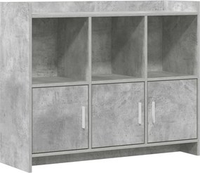 vidaXL Πλαϊνό γραφείο Γκρι Σκυροδέματος 98,5 x 33 x 80 εκ