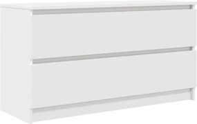 vidaXL Έπιπλο Τηλεόρασης Λευκό 100x35x54 εκ. Επεξεργασμένο Ξύλο