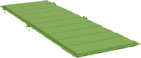 vidaXL Μαξιλάρι Ξαπλώστρας Πράσινο 186x58x4 εκ. Ύφασμα