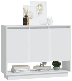 vidaXL Συρταριέρα Λευκή 97x31x75 εκ. από Επεξεργασμένο Ξύλο
