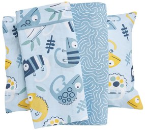 ΣΕΤ ΒΡΕΦΙΚΑ ΣΕΝΤΟΝΙΑ ΚΟΥΝΙΑΣ 130x170cm 3 ΤΕΜ. DAS BABY - FUN 4935