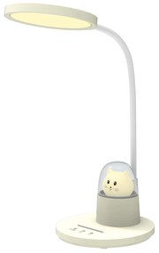 KIDS DESK LAMP LED BADOO CAT FIGURE LIGHT  SOFT YELLOW-WHITE ABS