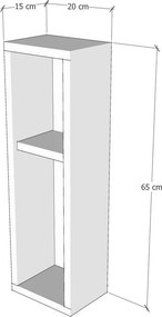 Κομοδίνο Πεύκο PUDO 20x15x18