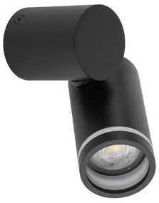Απλίκα Φωτιστικό Τοίχου GU10 10W IP20 Jet TK Lighting-5349-Μαύρο 5349