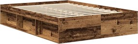 vidaXL Πλαίσιο κρεβατιού χωρίς στρώμα 160x200 εκ. Επεξεργασμένο Ξύλο