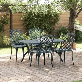 vidaXL Καρέκλα Κήπου Πράσινο 61 x 60.5 x 93 εκ. Αλουμίνιο