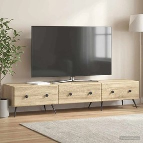 vidaXL Ντουλάπι TV Sonoma Δρυς 147 x 34,5 x 30 εκ Επεξεργασμένο Ξύλο