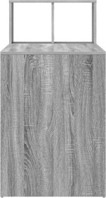 vidaXL Γραφείο Γκρίζο Σονομα 108 x 55 x 103 cm Επεξεργασμένο Ξύλο