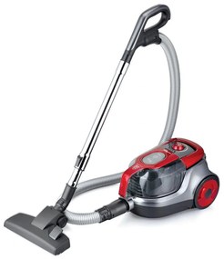 Heinner HVC-V750RD Ηλεκτρική Σκούπα 750W με Κάδο 2.2lt,  Κόκκινη