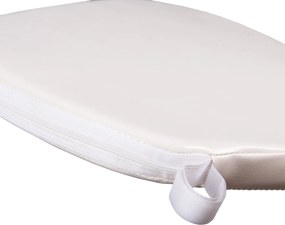 ΜΑΞΙΛΑΡΙ TIFFANYS PU ΔΕΡΜΑ HM8058.41C ΛΕΥΚΟ 3εκ. ΠΑΧΟΣ