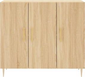 vidaXL Ντουλάπι Sonoma δρυς 90x34x80 εκ. Επεξεργασμένο Ξύλο