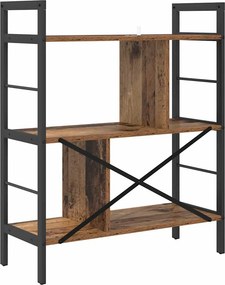 vidaXL Ράφι Βιβλίων 5 επιπέδων 75 x 30 x 91 εκ. Επεξεργασμένο Ξύλο
