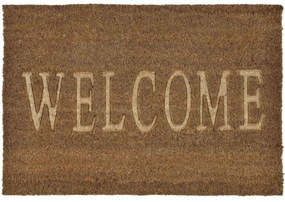 Πατάκι Εισόδου Welcome AH-AX69344 40x60cm Brown-Beige Andrea House 40Χ60