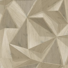 Ταπετσαρία Τοίχου Pyramids Κρεμ M35107 53 cm x 10 m