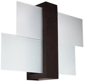 Sollux Φωτιστικό τοίχου Feniks 1,ξύλο, γυαλί,1xE27/60w