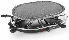 Ρακλέτ Princess 8 Oval Stone Grill Party Μαύρο Γκρι
